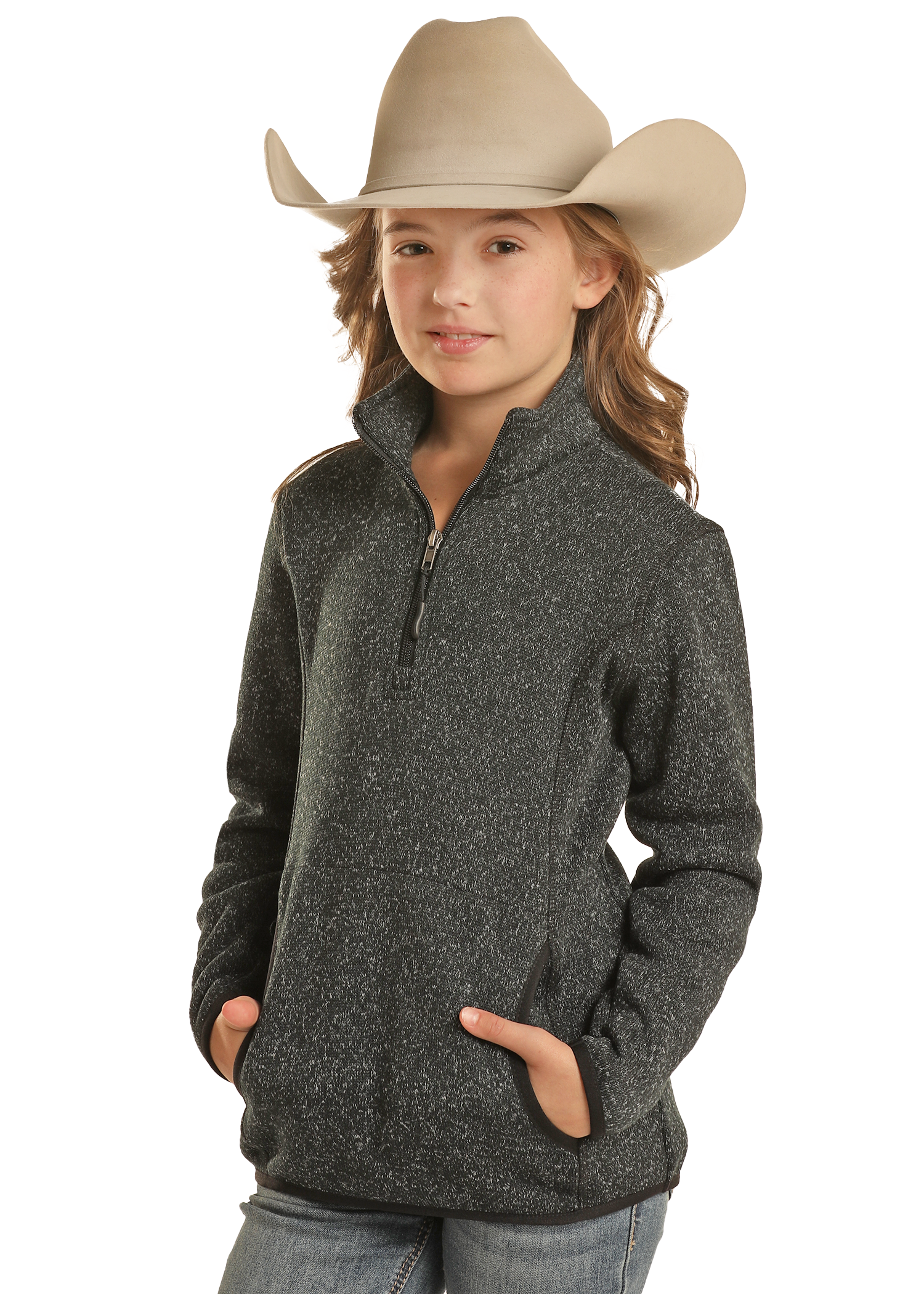 Powder River Solid Melange Pullover