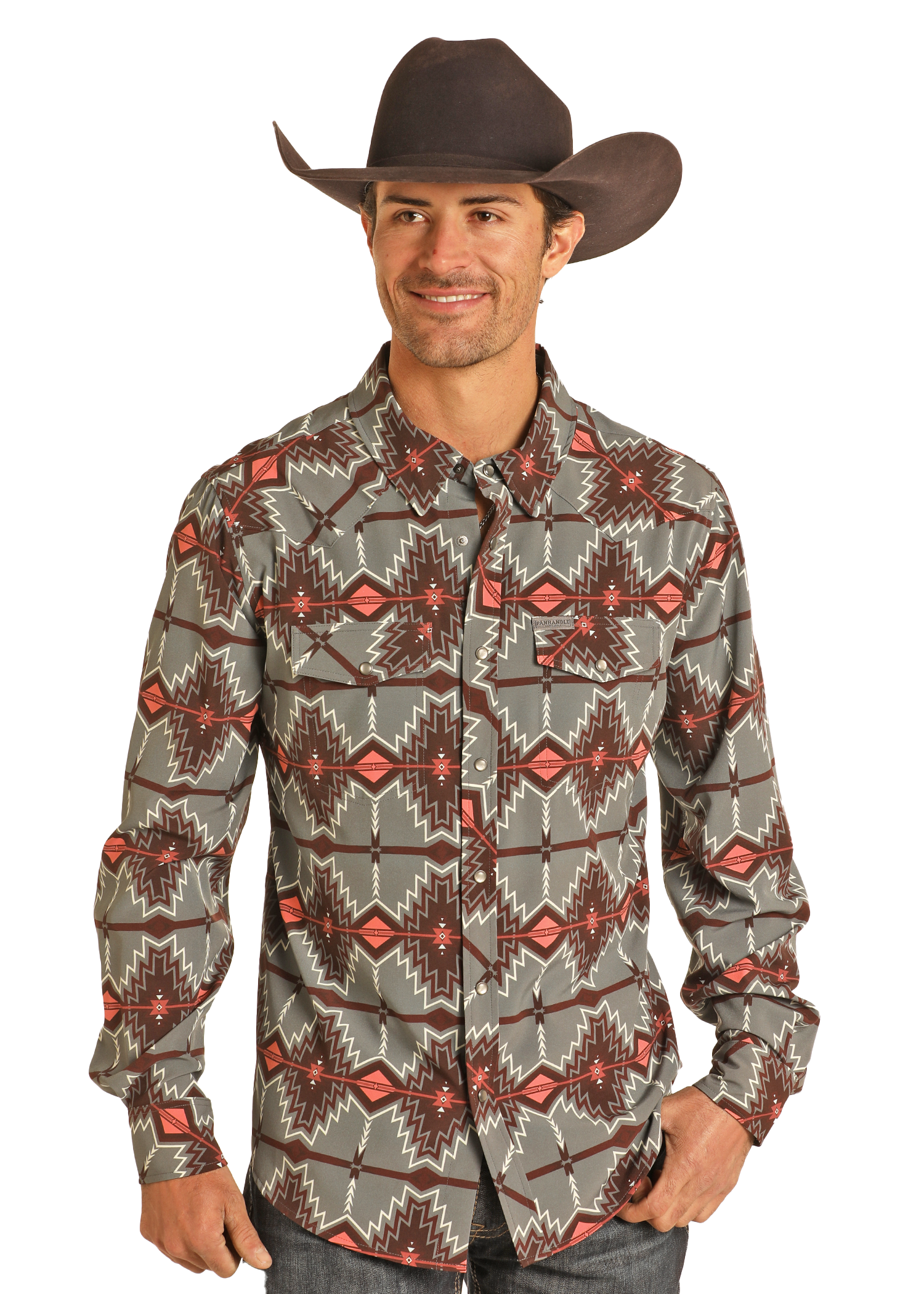 Southwestern Print Long Sleeve Performance Shirt