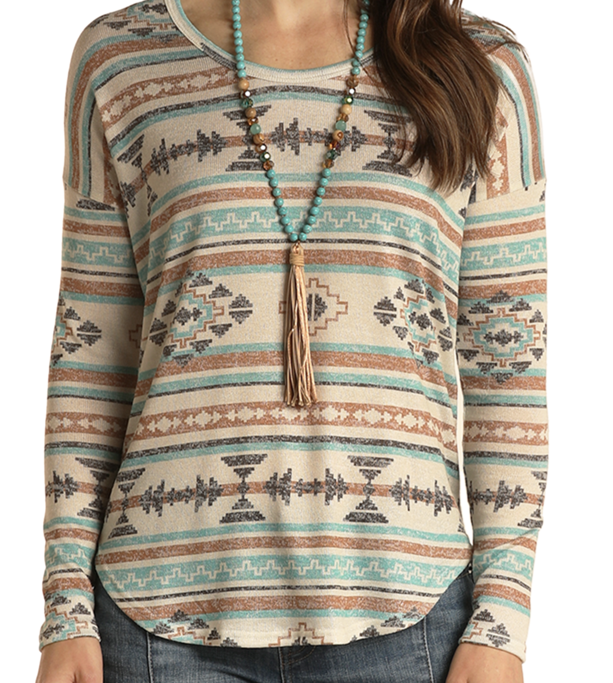 Aztec Sweater Top